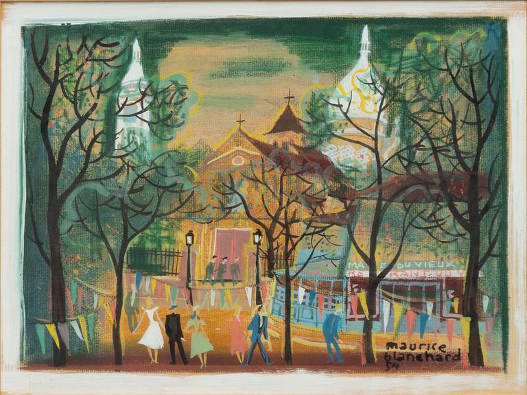 Maurice Blanchard, From Montmartre, Paris.