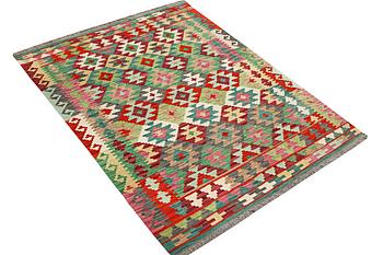 A rug, Kilim, c. 196 x 148 cm.
