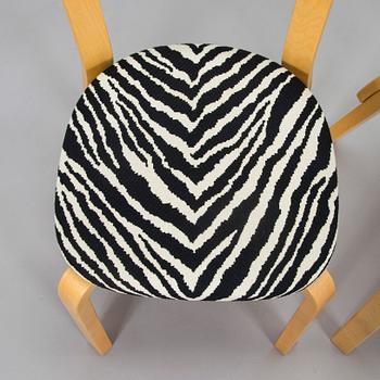 Alvar Aalto, stolar, 6 st, modell 69, Artek, 1900-talets slut.