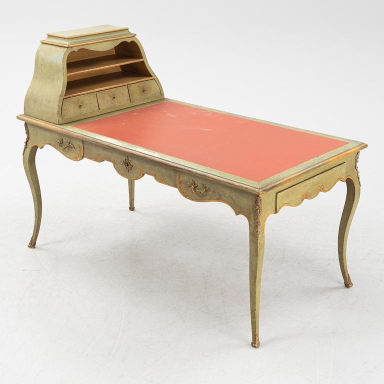 A rococo style writing desk, 20th century.