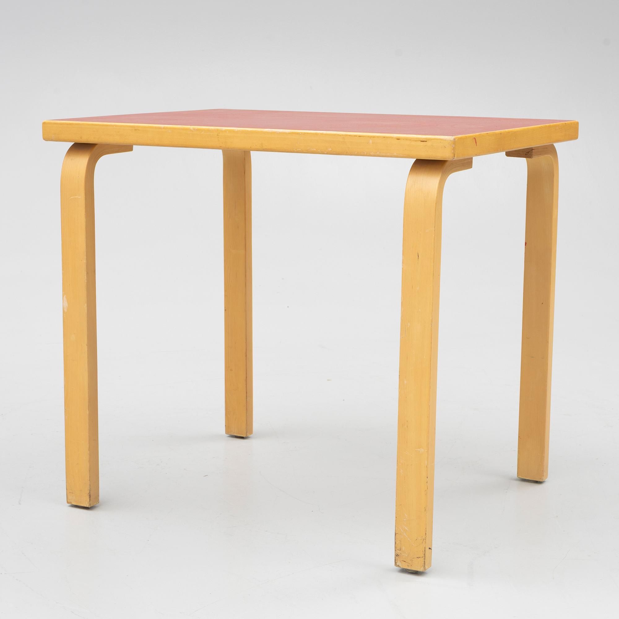 Alvar Aalto, A table, Artek, second half of the 20th century.