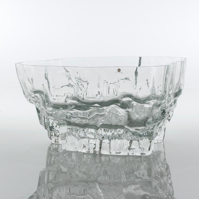 TAPIO WIRKKALA, a glass bowl from the 1970s.