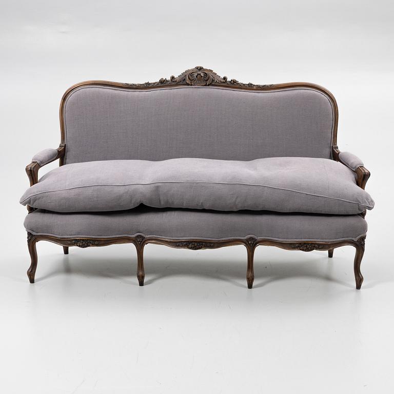 Soffa, rokoko-stil, tidigt 1900-tal.