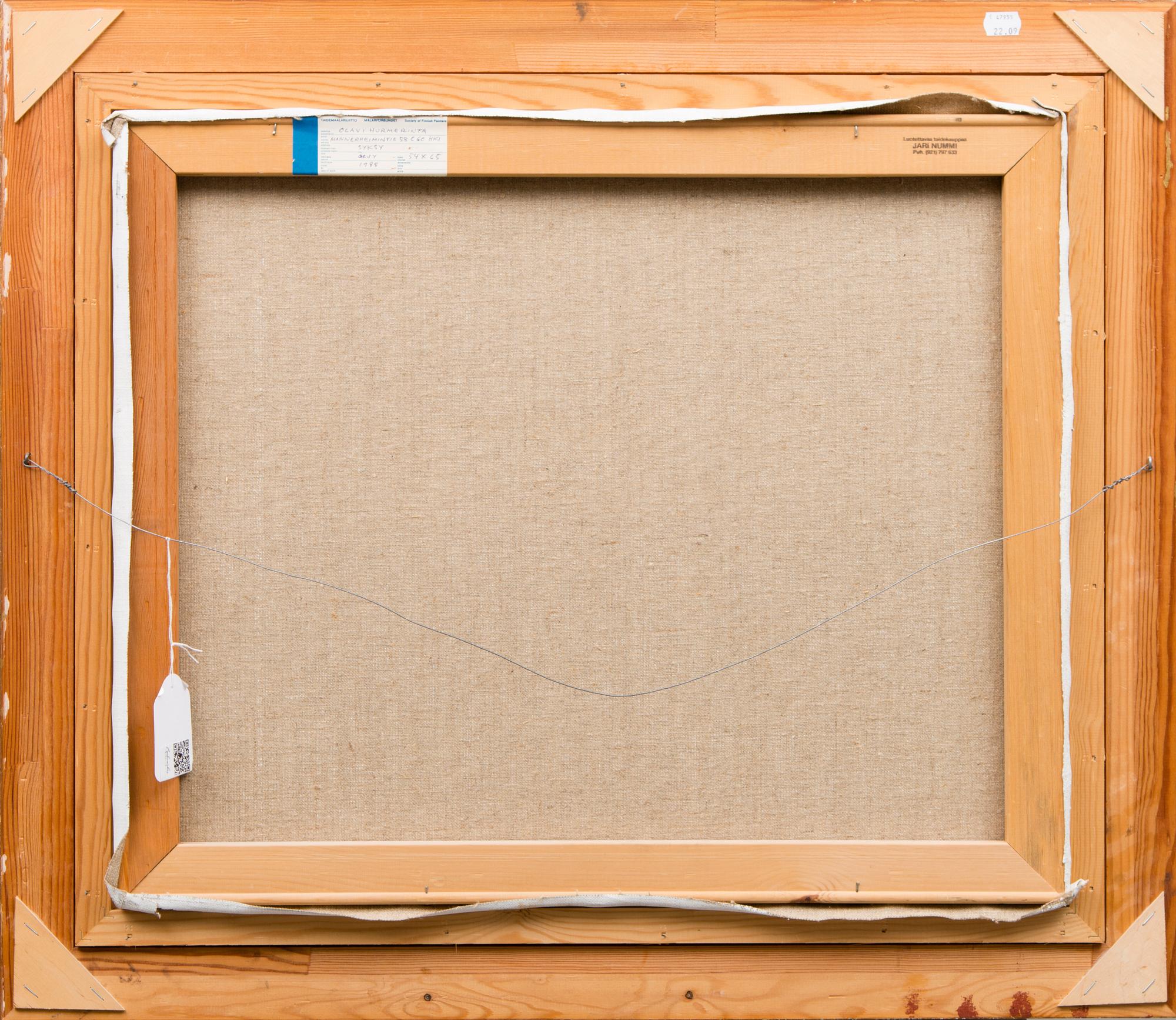 OLAVI HURMERINTA, öljy kankaalle, signeerattu ja päivätty 1986.