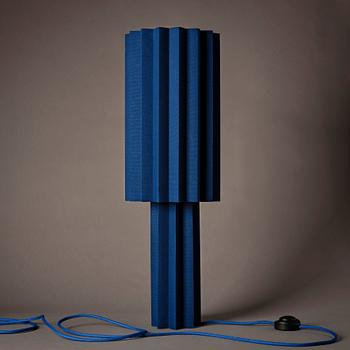 FOLKFORM, "L árt Plisse no 4", a table lamp, Studio Folkform, 2022.