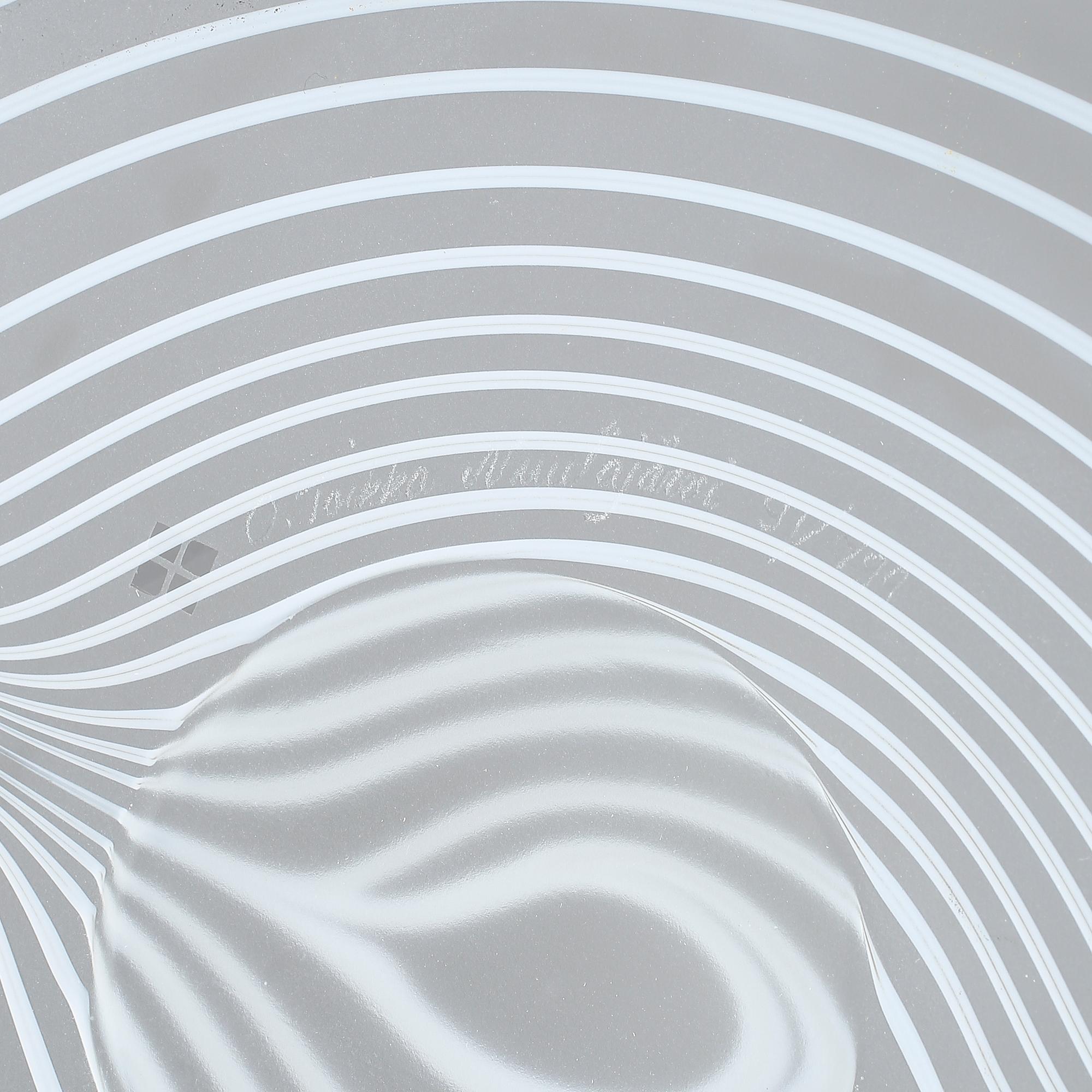 SKÅL, glas, Oiva Toikka, Iittala och Fyrklövern, upplaga om 799 exemplar.