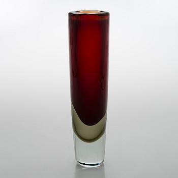 Kaj Franck, a 'KF 239' glass vase signed K. Franck Nuutajärvi Notsjö -58.