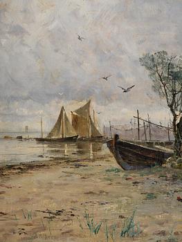 Carl Flodman, Motif from Hvitemölle.