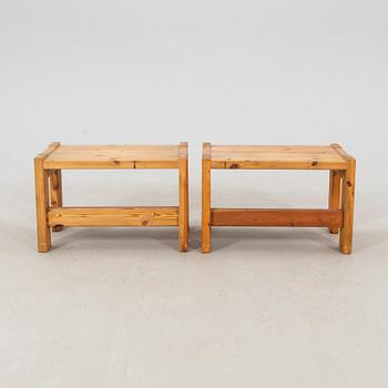 Benches, a pair from the 1970s.