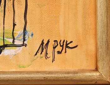 MADELEINE PYK, olja på duk, sign o dat nov - 96.