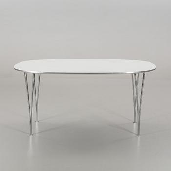 BRUNO MATHSSON OCH PIET HEIN, tabel, "Superelips", Fritz Hansen, second half of 20th century.