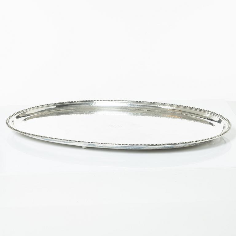 Karl Anderson, bricka, silver, Stockholm 1928.