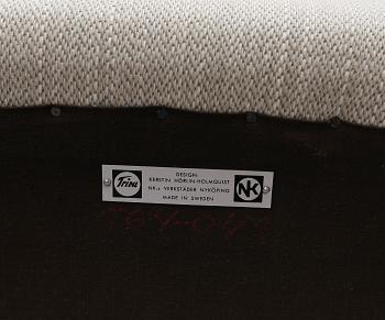 FÅTÖLJ, Stora Eva, Kerstin Hörlin-Holmqvist, ur serien Paradiset, för Triva-serien, NK Nordiska Kompaniet, 1950-/60-tal.