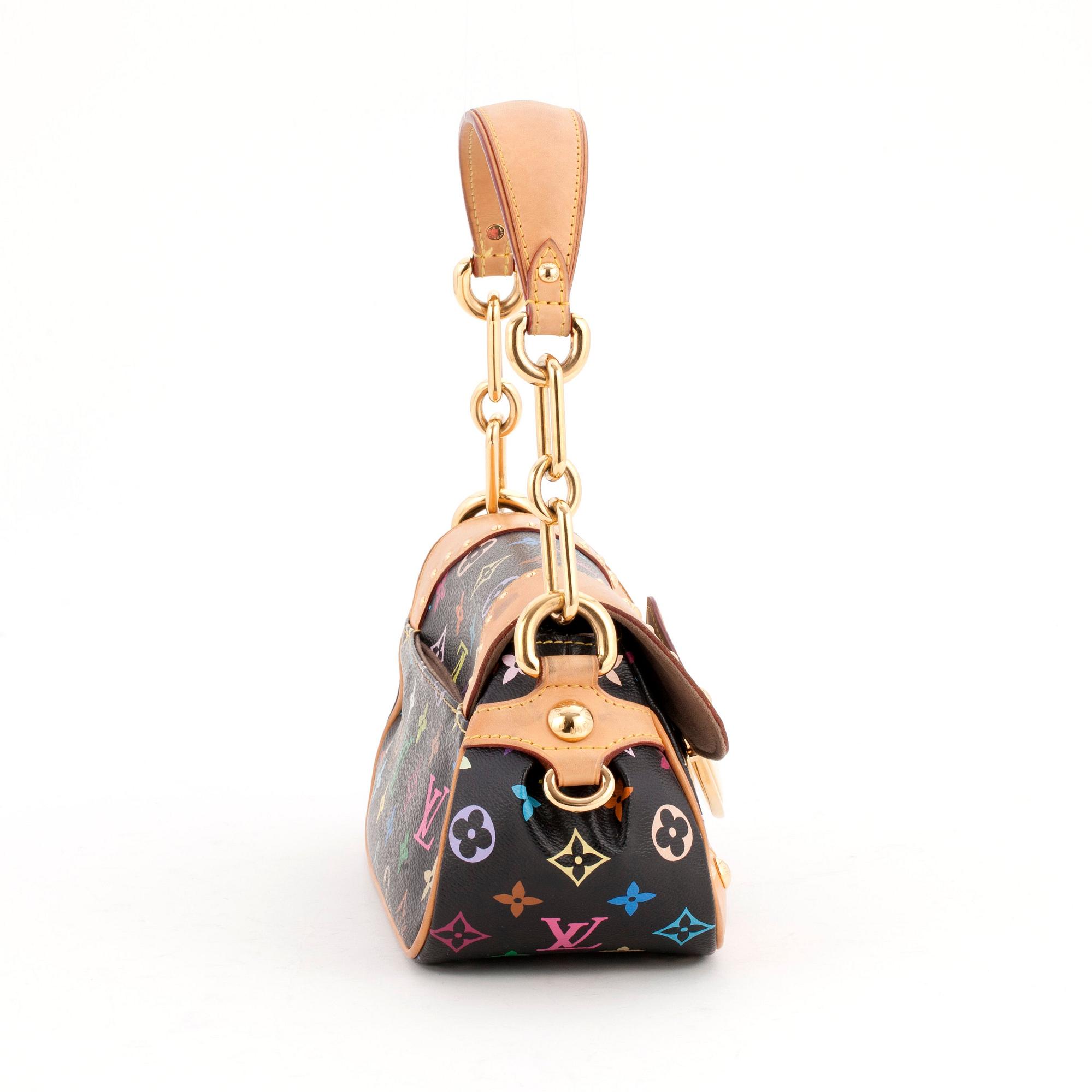 LOUIS VUITTON, a black monogram multicolore shoulder bag, "Beverly".