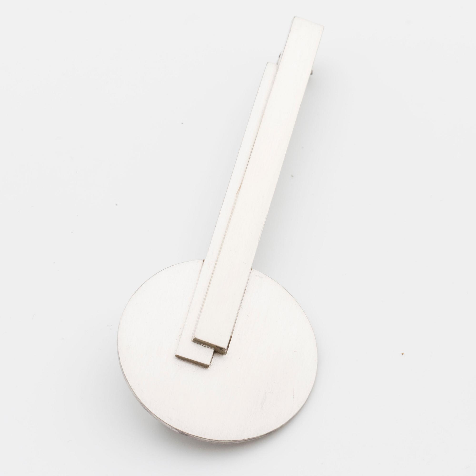 WIWEN NILSSON, brosch, silver, Lund 1967,