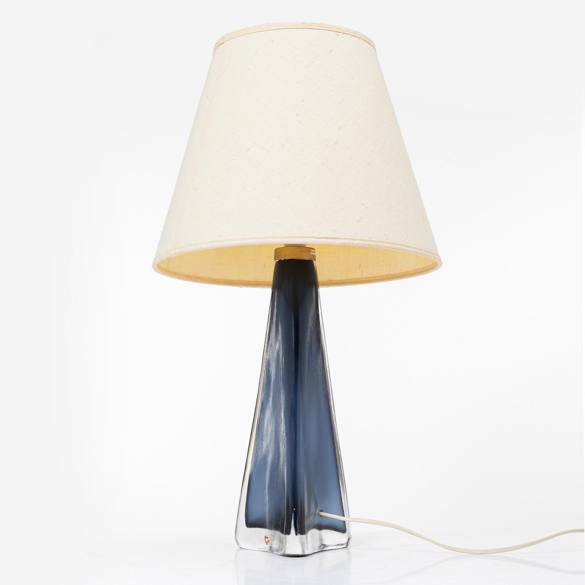 Carl Fagerlund, table lamp Orrefors.