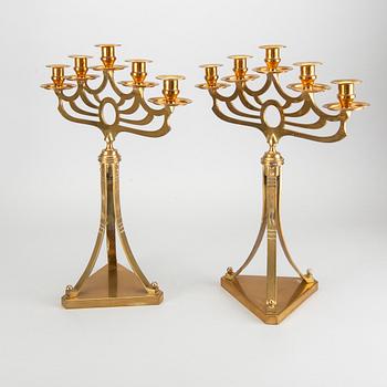 KANDELABRAR 1 par Jugend tidigt 1900-tal.