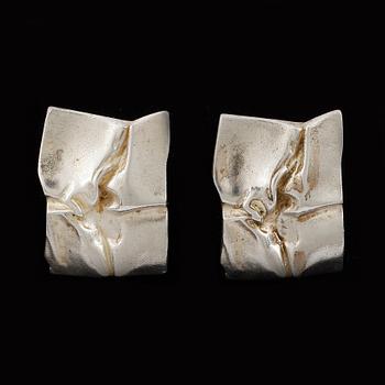 MANSCHETTKNAPPAR, ett par, sterlingsilver, Björn Weckström, Lapponia, 1976. Vikt ca23,6g.