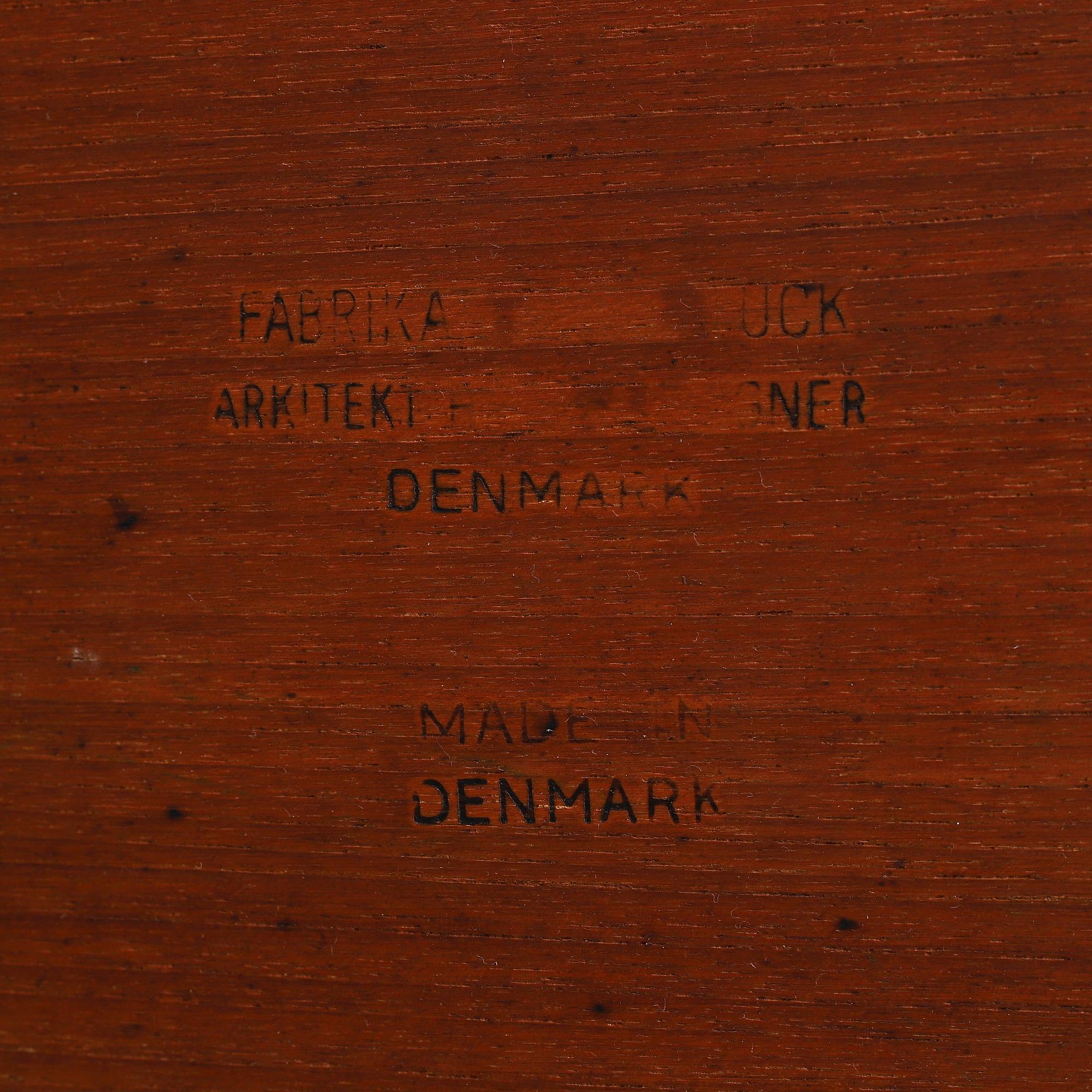 A 1960's teak drink trolley by Hans J Wegner for Andreas Tuck.