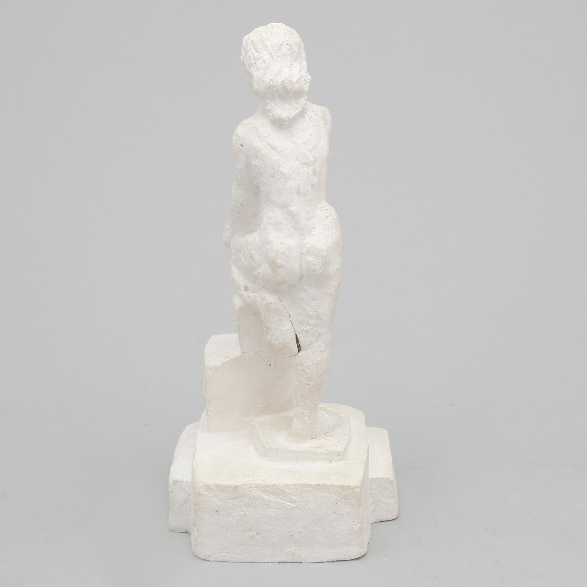 BROR HJORTH, efter, skulptur gips, bär signatur.