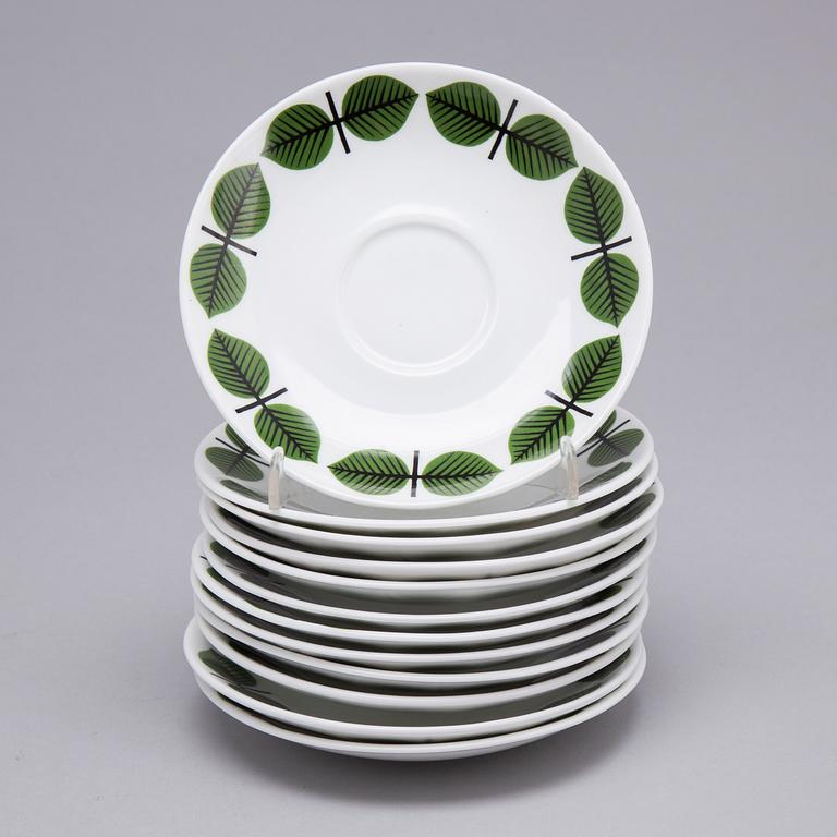 A set of 30 pieces of 'Berså' tableware by Stil Lindberg, Gustavsberg.