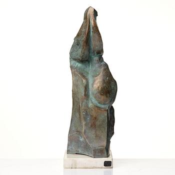 Adam Krzysztof Wieczorek, skulptur, patinerad brons, signerad.