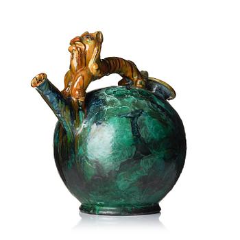 75. Allan Ebeling, a glazed ceramic jug, Upsala-Ekeby 1929.