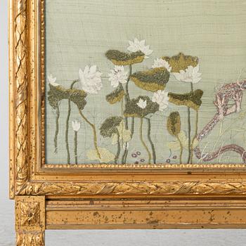 Anna Casparsson, Broderi i brasskärm.