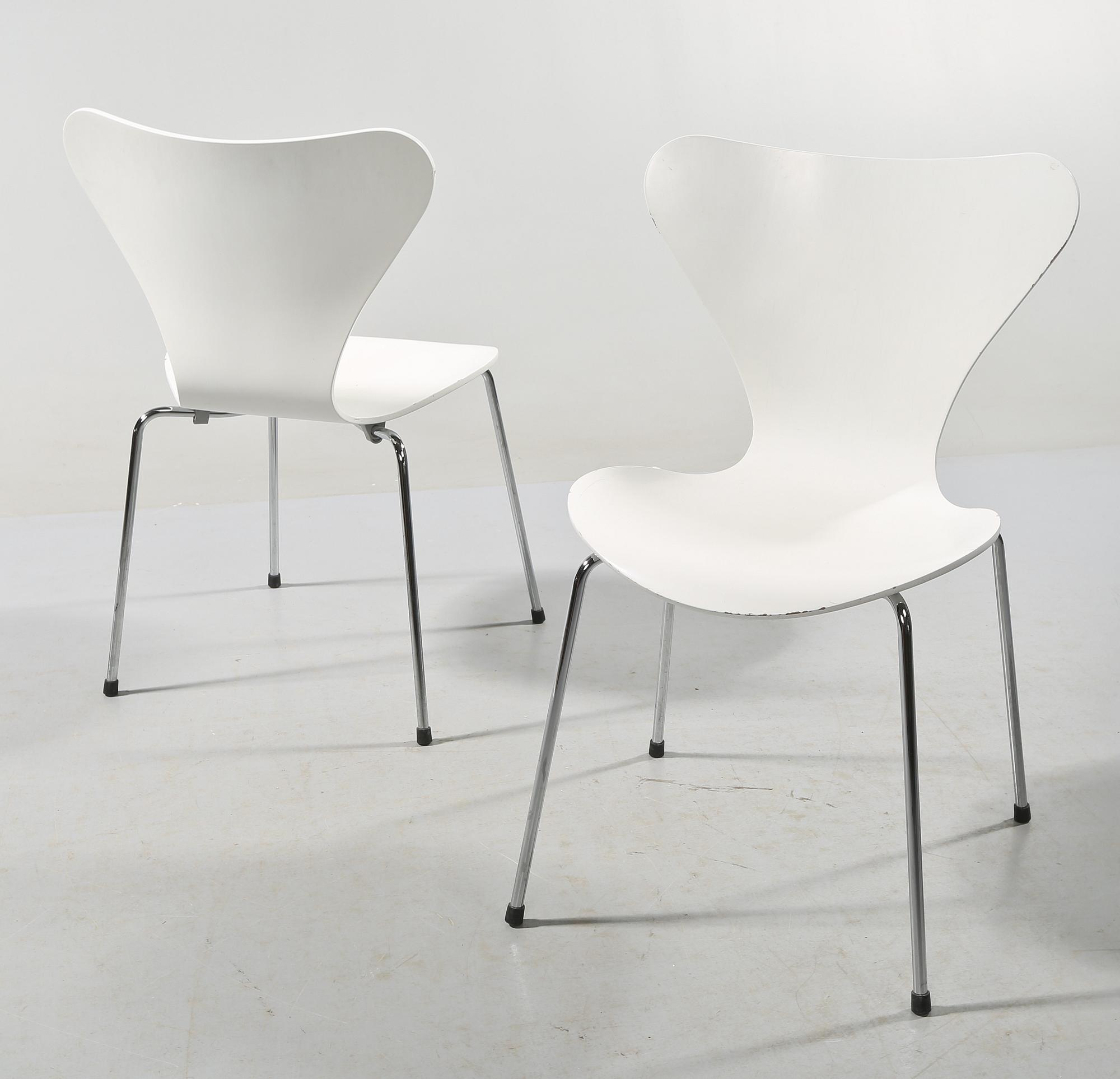 STOLAR, 6 st, "sjuan",  Arne Jacobsen, Fritz Hansen, 2001.