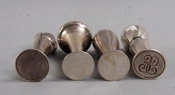 SIGILL, 4 st, silver.