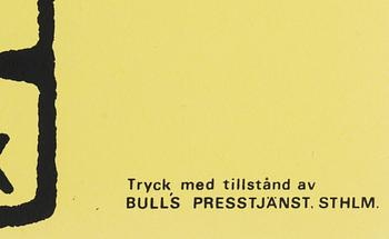 Mumin, Offsetaffisch, "Om jag nu ligger här och ser ung och ljuv och hjälplös ut...".