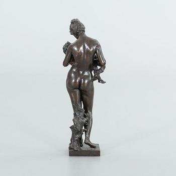 ROBERT BAERWALD, bronze. Signed, -96. Aktien Gesellschaft vermals H.Gladenbeck & Sohn Berlin Friedrichshagen.