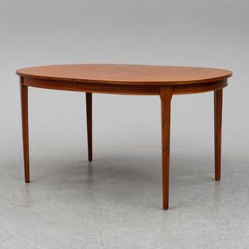 MATBORD, AB Möbelfabriken Linden, Horda, 1960-tal. Två iläggsskivor med sarg medföljer.