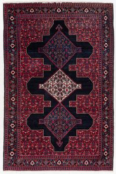 Rug, Senneh, approx. 207 x 140 cm.