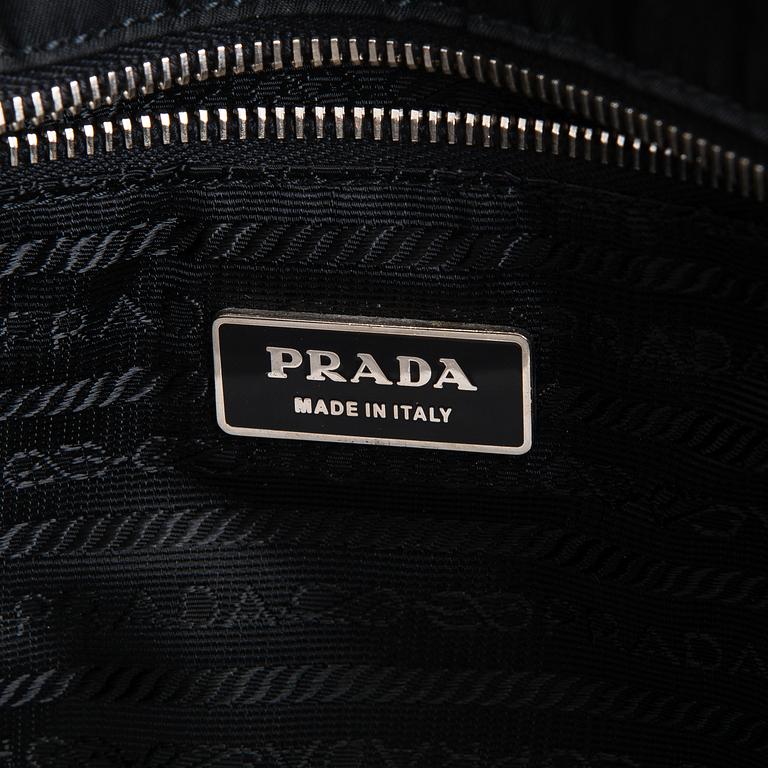 Prada, a nylon handbag.