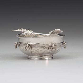 A Swedish 18th century silver drinking-cup, marks of Olof Löfvander d.ä., Luleå 1752.