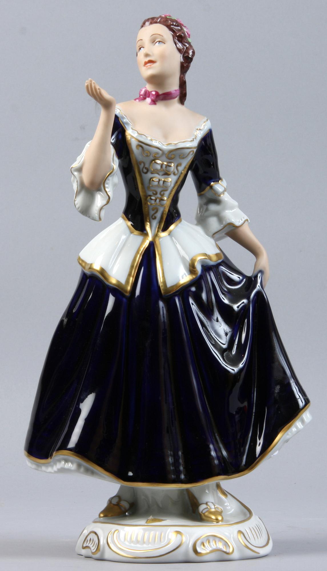 FIGURINER, 2 st, porslin, Royal Dux.