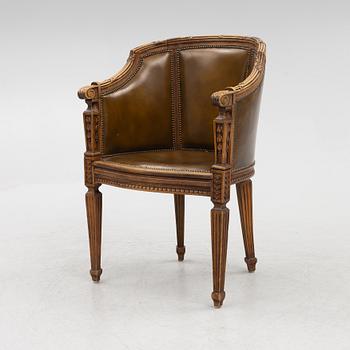 An armchair, Louis XVI style, 20th century.
