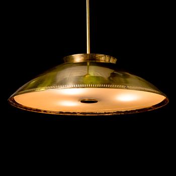 PAAVO TYNELL, a mid 20th century pendant light for Taito/Idman, Finland.