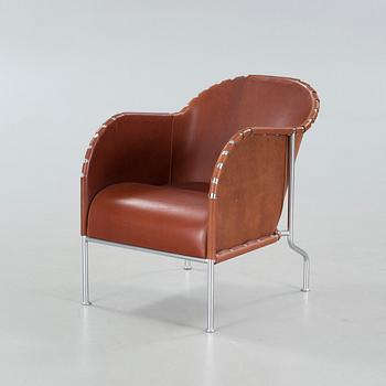 A "Bruno" lounge chair, designed by Mats Theselius for Källemo, around year 2000.