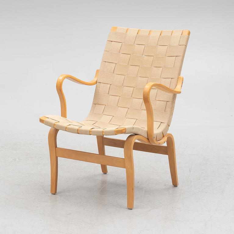 Bruno Mathsson, an armchair, "Eva", Dux, second half of the 20th century.