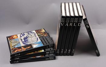 BÖCKER, 16 band, "Bra böckers världshistoria", 1983-95.