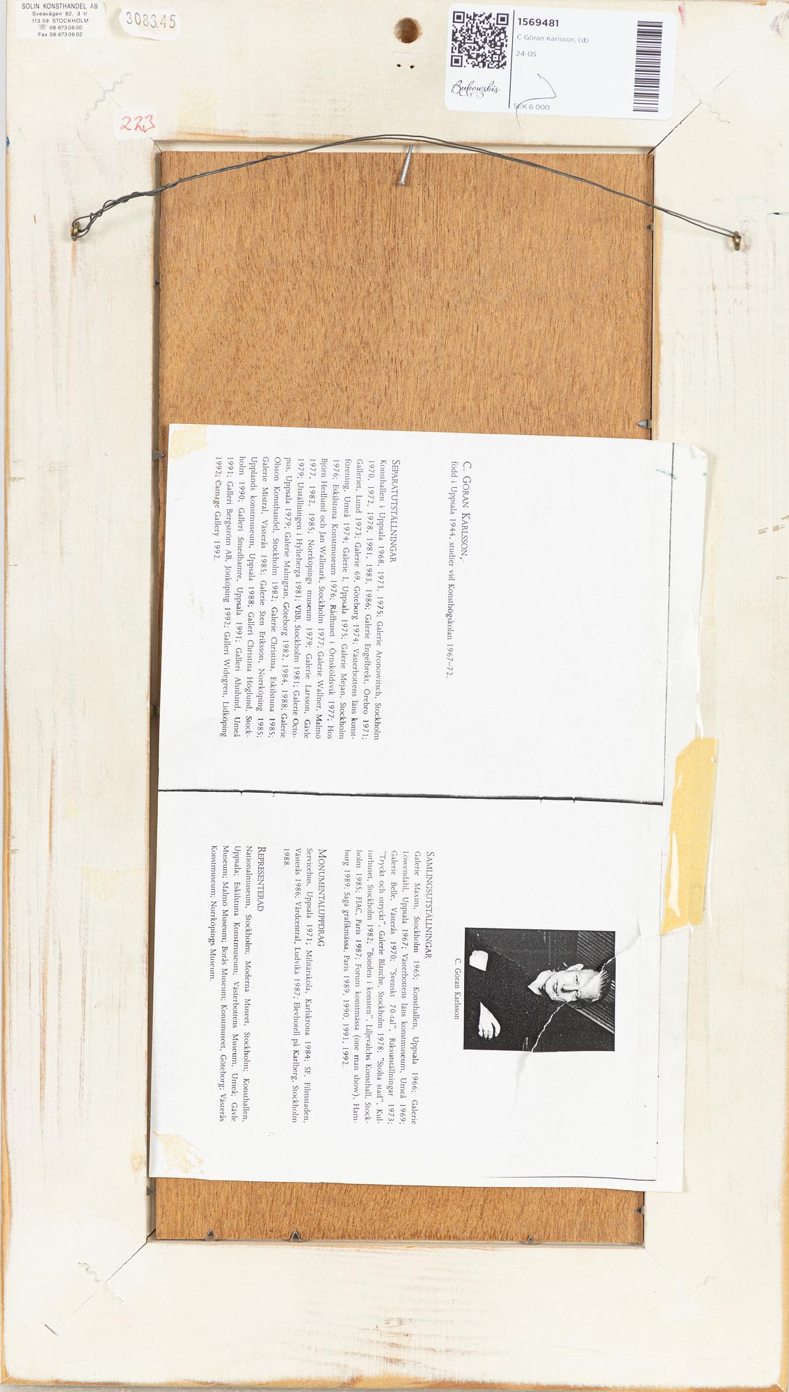 C Göran Karlsson, Utan titel.