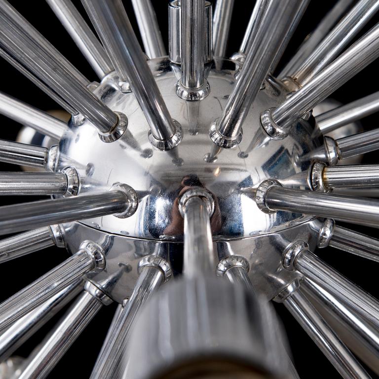 PAUL DE HAAN, taklampa, "Sputnik", 1900-talets senare hälft.