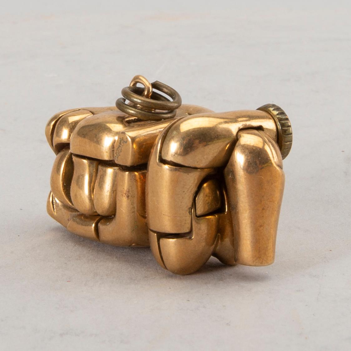 MIGUEL ORTIZ BERROCAL, a bronze pendant/sculpture.