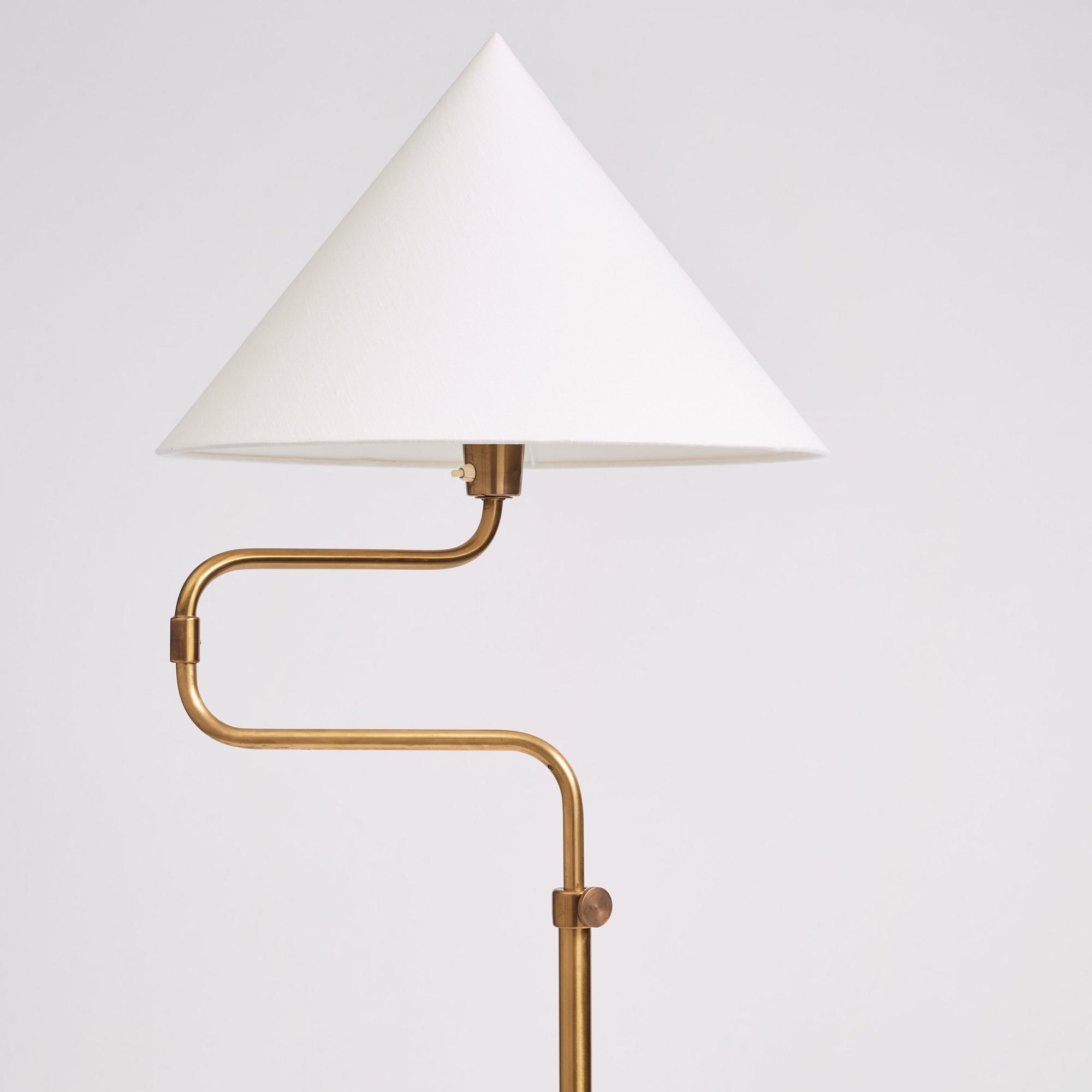 Bertil Brisborg, a floor lamp model "32620", Nordiska Kompaniet 1940s.