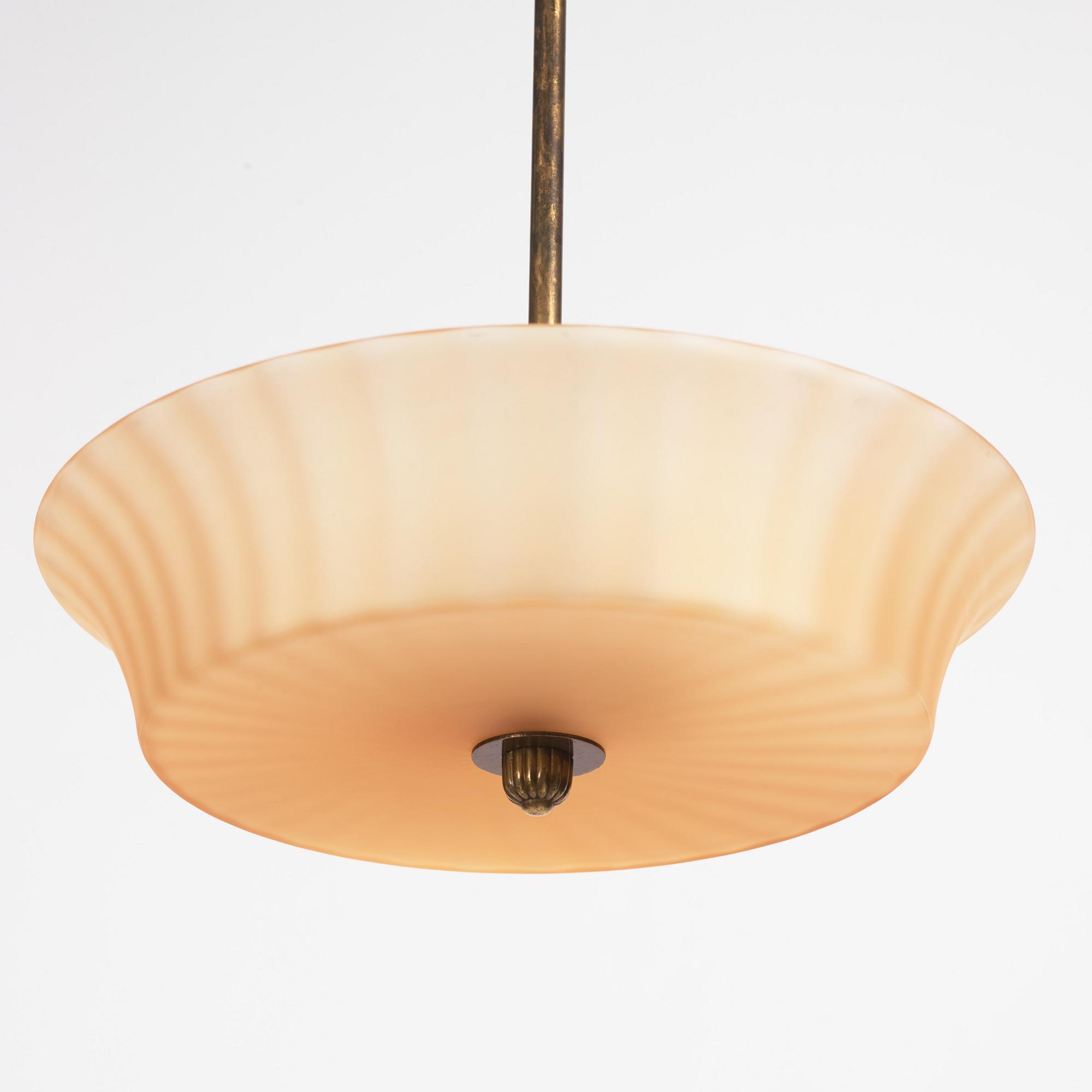 Erik Tidstrand, taklampa, modell "27261", Nordiska Kompaniet, 1929-30.