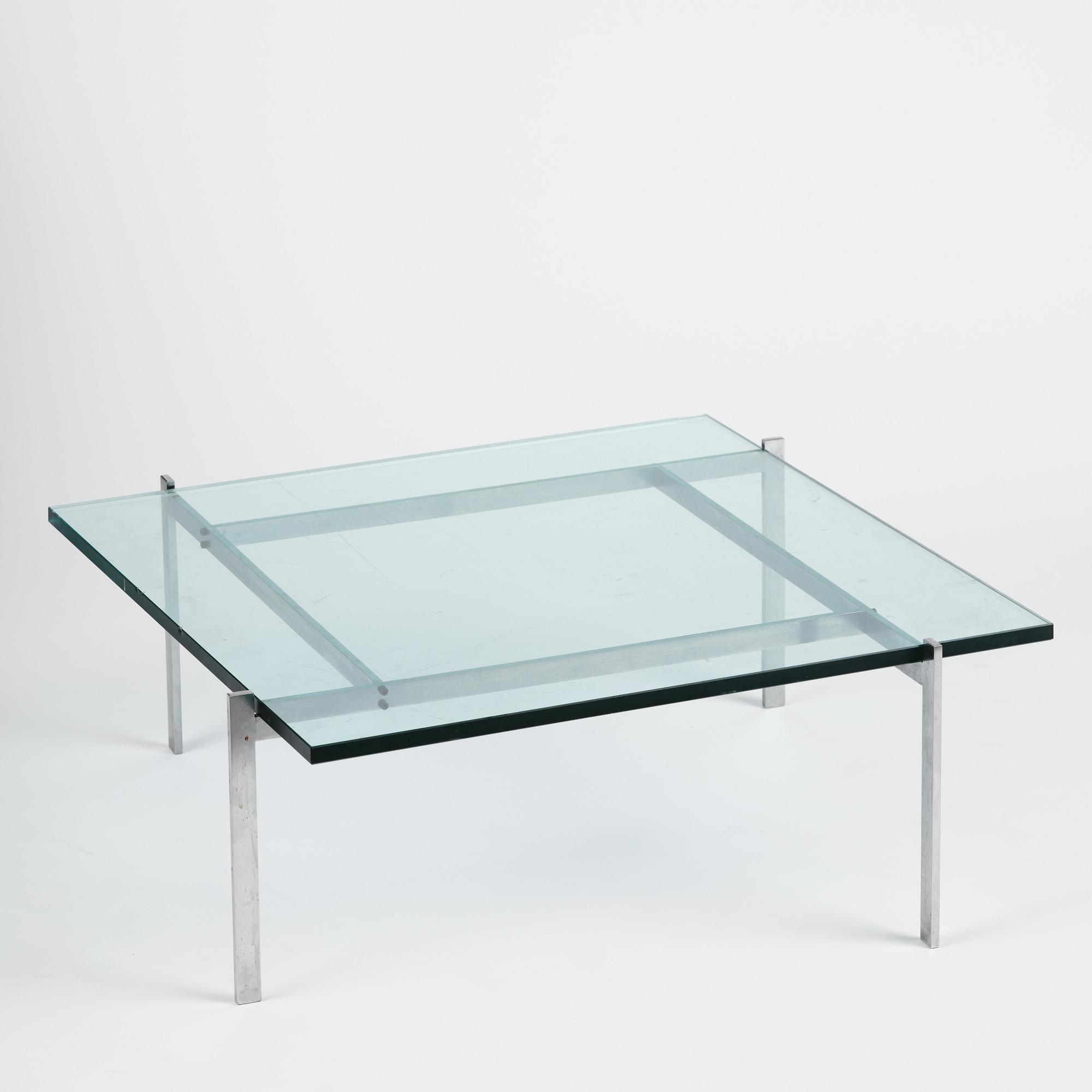Poul Kjaerholm, soffbord, "PK-61", E Kold Christensen, Danmark 1900-talets andra hälft.