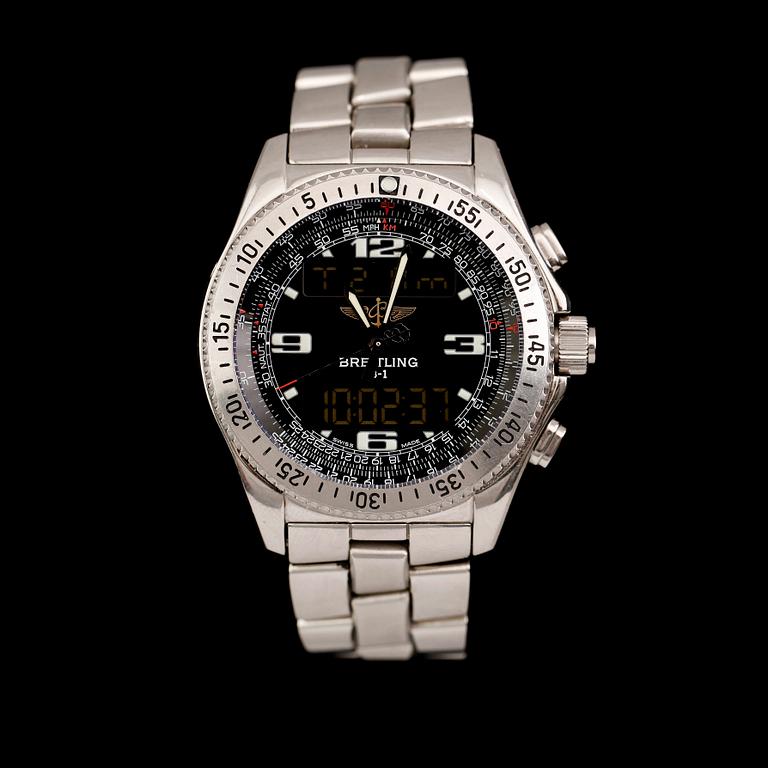 Breitling - B1. Steel. Quartz. Ø 42mm. 2002.
