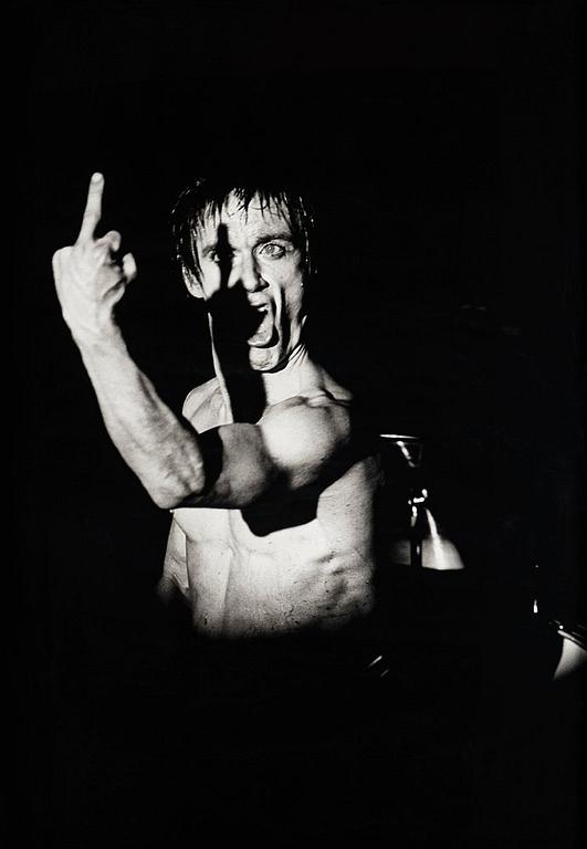 Mats Bäcker, "Iggy Pop, Köpenhamn 1977".